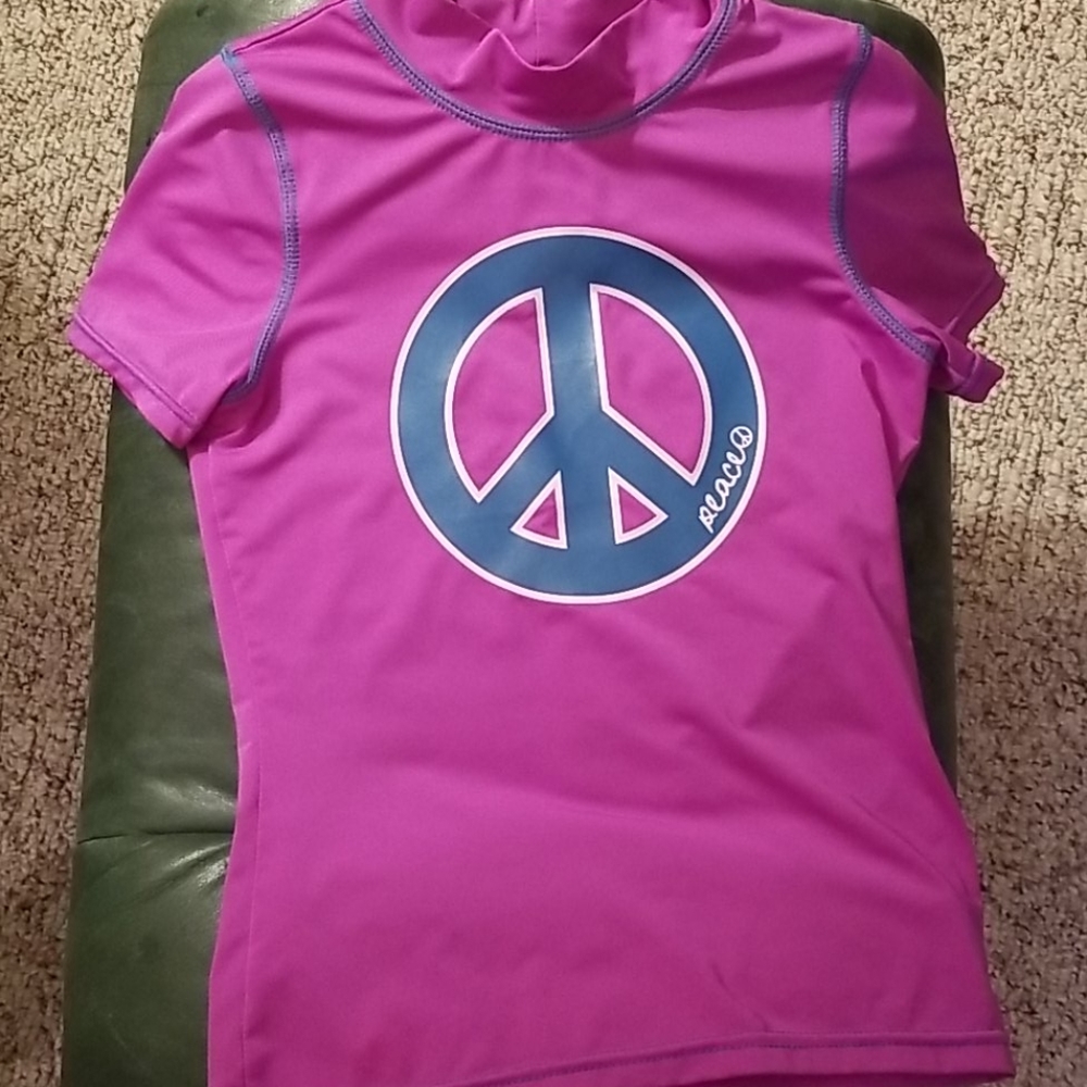 Girl's swim shirt